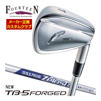 特注カスタムクラブ フォーティーン 2025NEW TB-5 FORGED アイアン N.S.PRO ZEROS 8 シャフト 4本セット[＃7-P] 63,767円