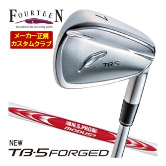 特注カスタムクラブ フォーティーン 2025NEW TB-5 FORGED アイアン N.S.PRO MODUS3 TOUR125 シャフト 4本セット[＃7-P]