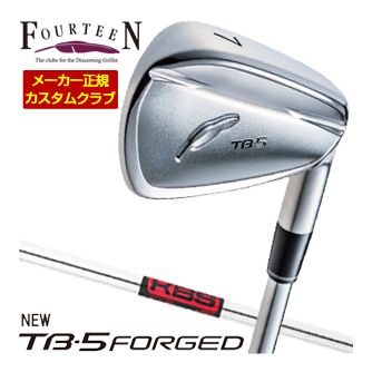 特注カスタムクラブ フォーティーン 2025NEW TB-5 FORGED アイアン KBS TOUR シャフト 単品[＃5、＃6、＃7、＃8、＃9、PW]｜ゴルフプラザ　グリーンフィル