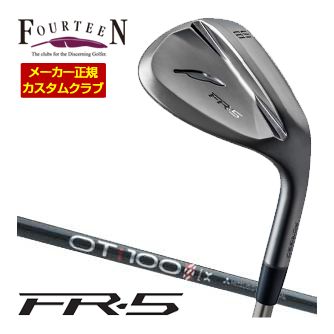 特注カスタムクラブ フォーティーン FR-5 ウエッジ ダイヤモンドブラックサテン仕上げ 三菱 OT Tour iron シャフト|ゴルフプラザ グリーンフィル