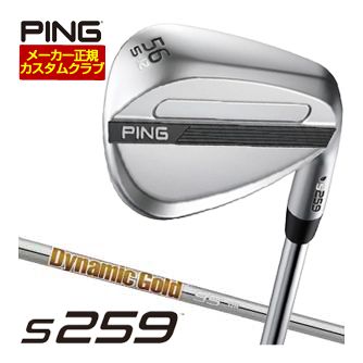 特注カスタムクラブ ピン S259 ウエッジ クロム ダイナミックゴールド 95 シャフト