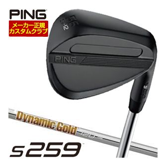 特注カスタムクラブ ピン S259 ウエッジ ミッドナイト ダイナミックゴールド 120 シャフト