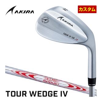 [タイムセール] 特注カスタムクラブ アキラ ツアーウエッジ IV クロムメッキ仕上げ N.S.PRO MODUS3 TOUR130 シャフト
