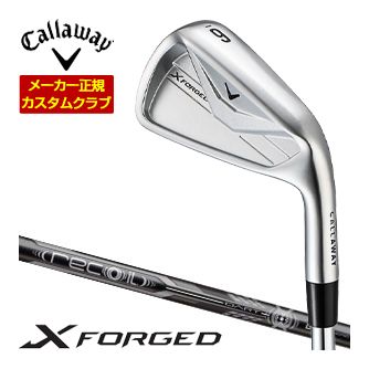 [タイムセール] 特注カスタムクラブ キャロウェイ X FORGED アイアン 4本セット[＃7-P] RECOIL DART 6T for Callaway シャフト