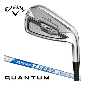 [タイムセール] キャロウェイ QUANTUM MAX FAST アイアン N.S.PRO Zelos 7 シャフト 5本セット[＃7-PW、AW]｜ゴルフプラザ　グリーンフィル