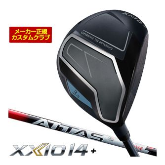 [タイムセール] 特注カスタムクラブ ゼクシオ 14+ フェアウェイウッド UST Mamiya ATTAS RX SUNRISE RED シャフト
