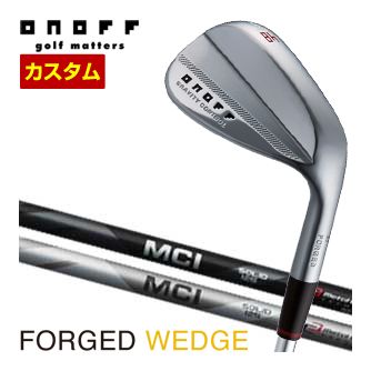 [タイムセール] 特注カスタムクラブ オノフ 2024モデル フォージド ウエッジ KURO フジクラ MCI 85 WEDGE シャフト ウエイト調整グリップ仕様｜ゴルフプラザ　グリーンフィル