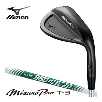 ミズノ Mizuno Pro T3 ウエッジ ブラックIP仕上げ N.S.PRO 950GH neo シャフト [即納] 19,800円