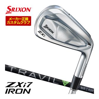 [タイムセール] 特注カスタムクラブ スリクソン ZXi7 アイアン フジクラ TRAVIL シャフト 5本セット[＃6-P]