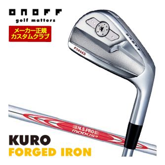 [タイムセール] 特注カスタムクラブ オノフ 2026 KURO FORGED アイアン 4本セット[＃7-P] N.S.PRO MODUS3 SYSTEM3 TOUR125 シャフト 標準グリップ仕様