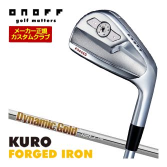特注カスタムクラブ オノフ 2026 KURO FORGED アイアン 4本セット[＃7-P] ダイナミックゴールド 120 シャフト ウエイト調整グリップ仕様｜ゴルフプラザ　グリーンフィル