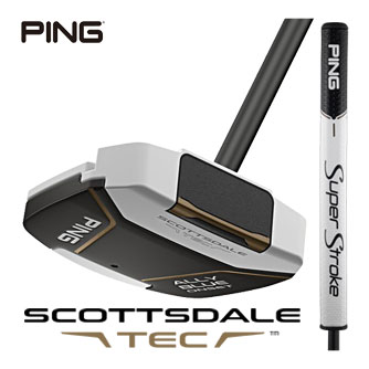 [タイムセール] ピン SCOTTSDALE TEC ALLY BLUE ONSET パター PING SuperStroke TOUR 2.0 XL グリップ装着モデル