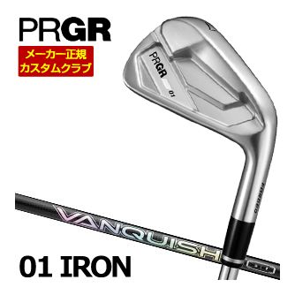 特注カスタムクラブ プロギア 01 アイアン 三菱VANQUISH IRON シャフト 単品[＃4、＃5、＃6、＃7、＃8、＃9、PW、GW]｜ゴルフプラザ　グリーンフィル