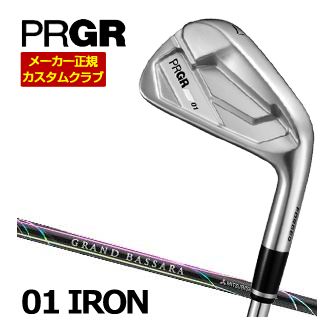 特注カスタムクラブ プロギア 01 アイアン 三菱 GRAND BASSARA Iron シャフト 4本セット[＃7-PW]