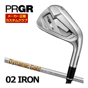 特注カスタムクラブ プロギア 02 アイアン ダイナミックゴールド 105 シャフト 4本セット[＃7-PW]｜ゴルフプラザ　グリーンフィル