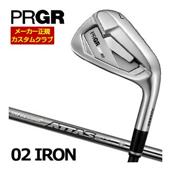 特注カスタムクラブ プロギア 02 アイアン ATTAS IRON 40 / 50 / 60 / 80 シャフト 単品[＃4、＃5、＃6、＃7、＃8、＃9、PW]｜ゴルフプラザ　グリーンフィル