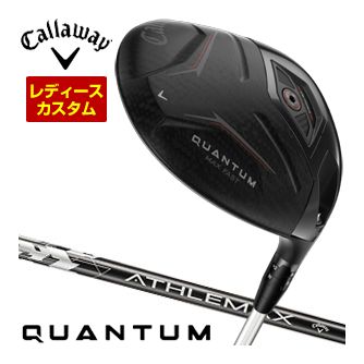 [タイムセール] 特注カスタムクラブ キャロウェイ QUANTUM MAX FAST ウィメンズ ドライバー ATHLEMAX 50 for Callaway シャフト