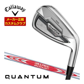 特注カスタムクラブ キャロウェイ QUANTUM MAX FAST アイアン 4本セット[＃7-PW] N.S.PRO MODUS3 TOUR105 シャフト
