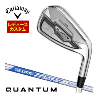 [タイムセール] 特注カスタムクラブ キャロウェイ QUANTUM MAX FAST ウィメンズ アイアン 5本セット[＃6-P] N.S.PRO Zelos7 シャフト｜ゴルフプラザ　グリーンフィル