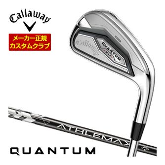 [タイムセール] 特注カスタムクラブ キャロウェイ QUANTUM MAX アイアン 5本セット[＃6-P] ATHLEMAX 60 / 80 for Callaway シャフト｜ゴルフプラザ　グリーンフィル