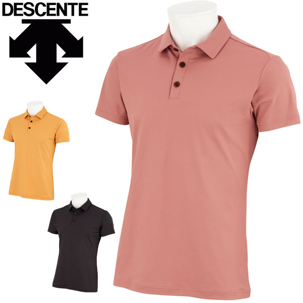 【入手困難】デサントゴルフ スクラムテックポンチ 切替 半袖 ポロシャツ M 入手困難】デサントゴルフ スクラムテックポンチ 切替 半袖 ポロシャツ