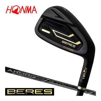 本間ゴルフ 2024年モデル BERES09 BLACK アイアン ARMAQ FX BLACK カーボンシャフト 9本セット[＃5-＃11、AW、SW]｜ゴルフプラザ　グリーンフィル