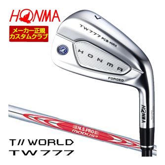 [タイムセール] 特注カスタムクラブ 本間ゴルフ ツアーワールド TW777 PCB MAX アイアン N.S.PRO MODUS3 TOUR105 シャフト 4本セット[＃7-＃10]