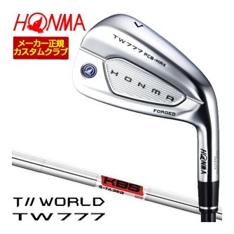特注カスタムクラブ 本間ゴルフ ツアーワールド TW777 PCB MAX アイアン KBS TOUR $-TAPER シャフト 単品[＃5、＃6、＃7、＃8、＃9、＃10、＃11、AW、SW] 19,404円