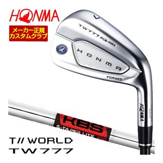 特注カスタムクラブ 本間ゴルフ ツアーワールド TW777 PCB MAX アイアン KBS TOUR $-TAPER LITE シャフト 単品[＃5、＃6、＃7、＃8、＃9、＃10、＃11、AW、SW]｜ゴルフプラザ　グリーンフィル