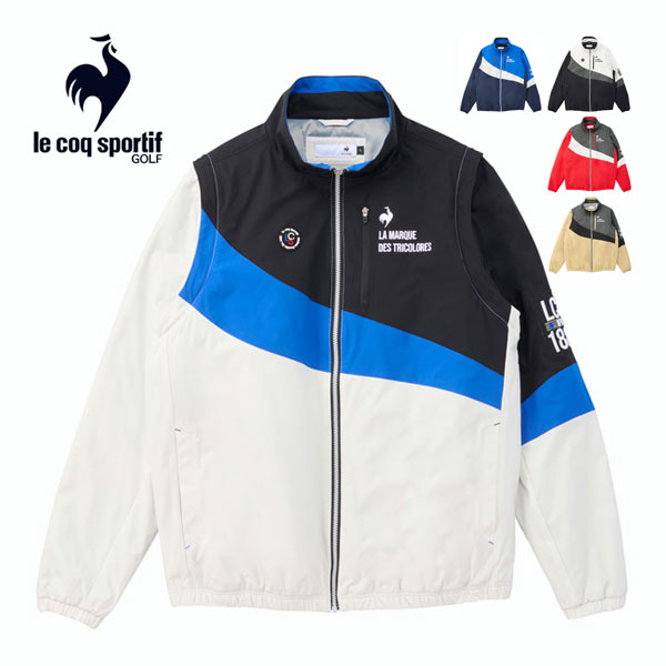 le coq sportif - coco 中古 ルコックスポルティフ le coq sportif メンズ フルジップアウター L 紺 メッシュ裏地 2WAY ウインド le coq sportif - coco 中古 ルコックスポルティフ le coq