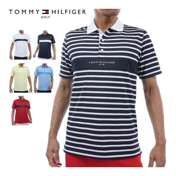 [タイムセール] トミーヒルフィガー ゴルフ ウェア メンズ エッセンシャル 半袖 ポロシャツ THMA422 M-XL 【20260604SS】｜ゴルフプラザ　グリーンフィル