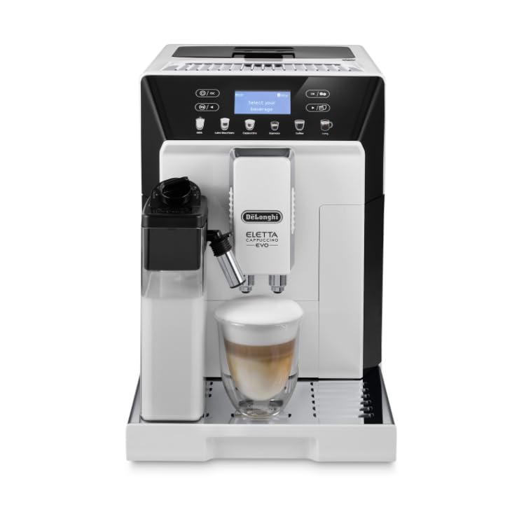 【ほぼ新品】デロンギ エレッタ カプチーノ イーヴォ ECAM46860W 2177-002585.jpg