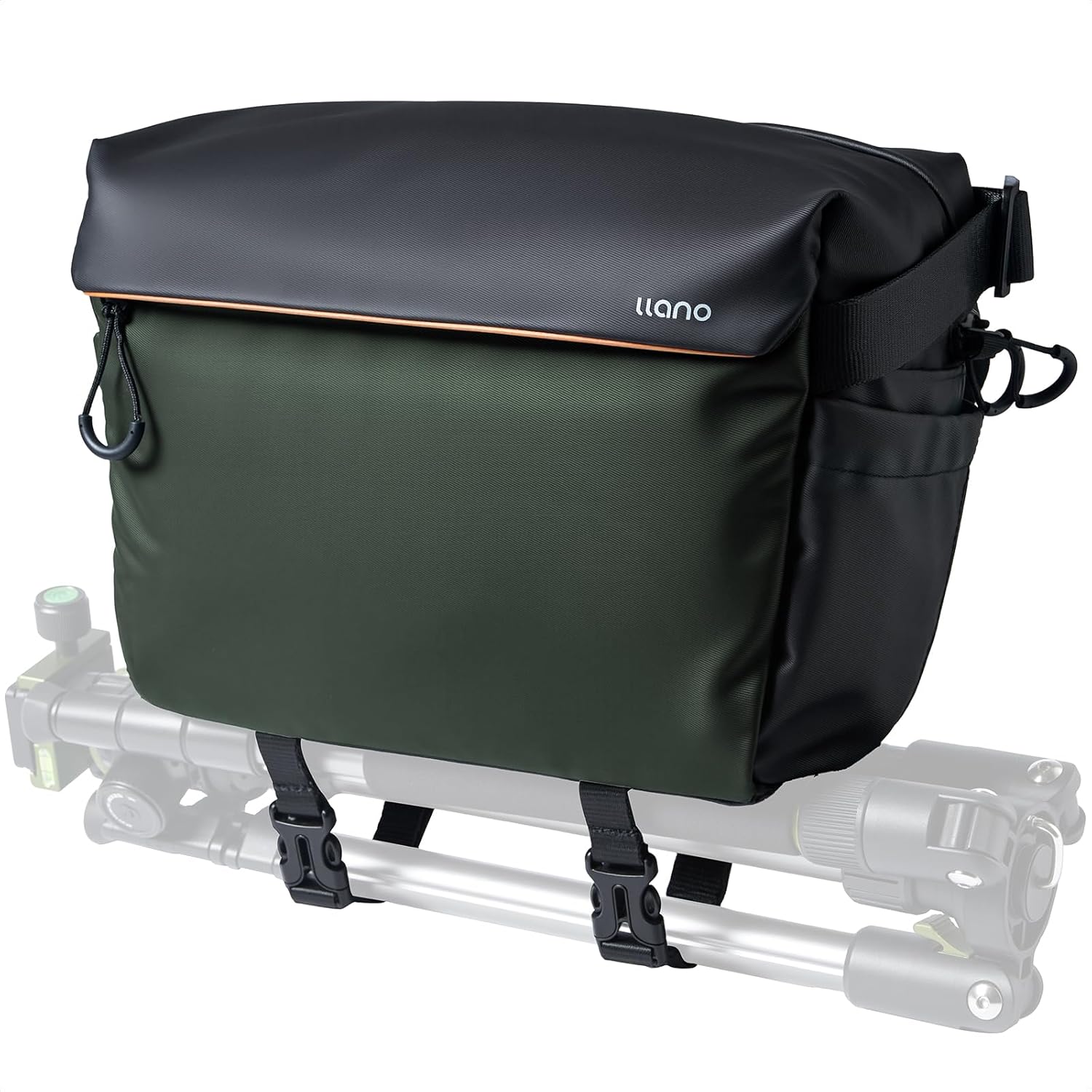 楽天市場】llano カメラバッグ ショルダーバッグ 【三脚収納可 保護力