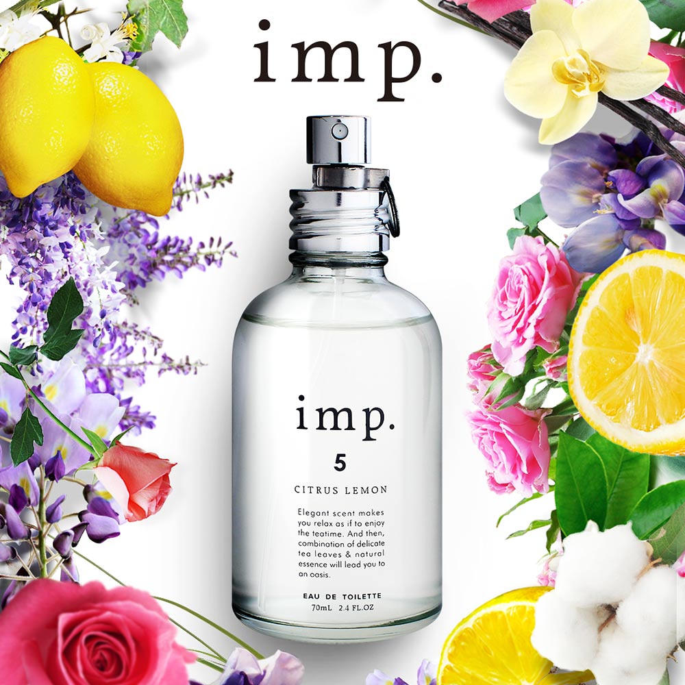 【楽天市場】インプ imp. 香水 フレグランス 70ML 【 シトラス レモン、ウィステリア ブロッサム シアーコットン サクラブルーム