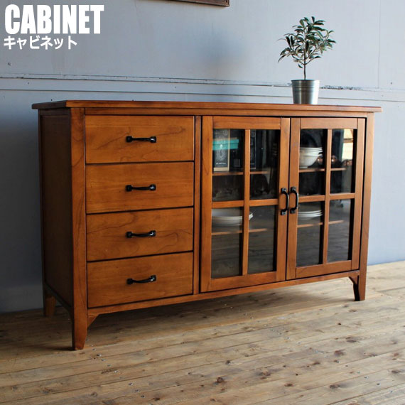 楽天市場 Tally タリー キャビネット キッチン収納 ラック 食器棚 サイドボード リビング収納 ブラウン 天然木 北欧 カントリー おしゃれ おすすめ Greengreen グリーングリーン