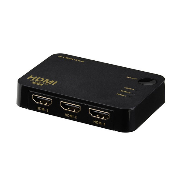 楽天市場】HDMI セレクター 切り替え GH-HSWM5-BK 5入力1出力 HDMI切替