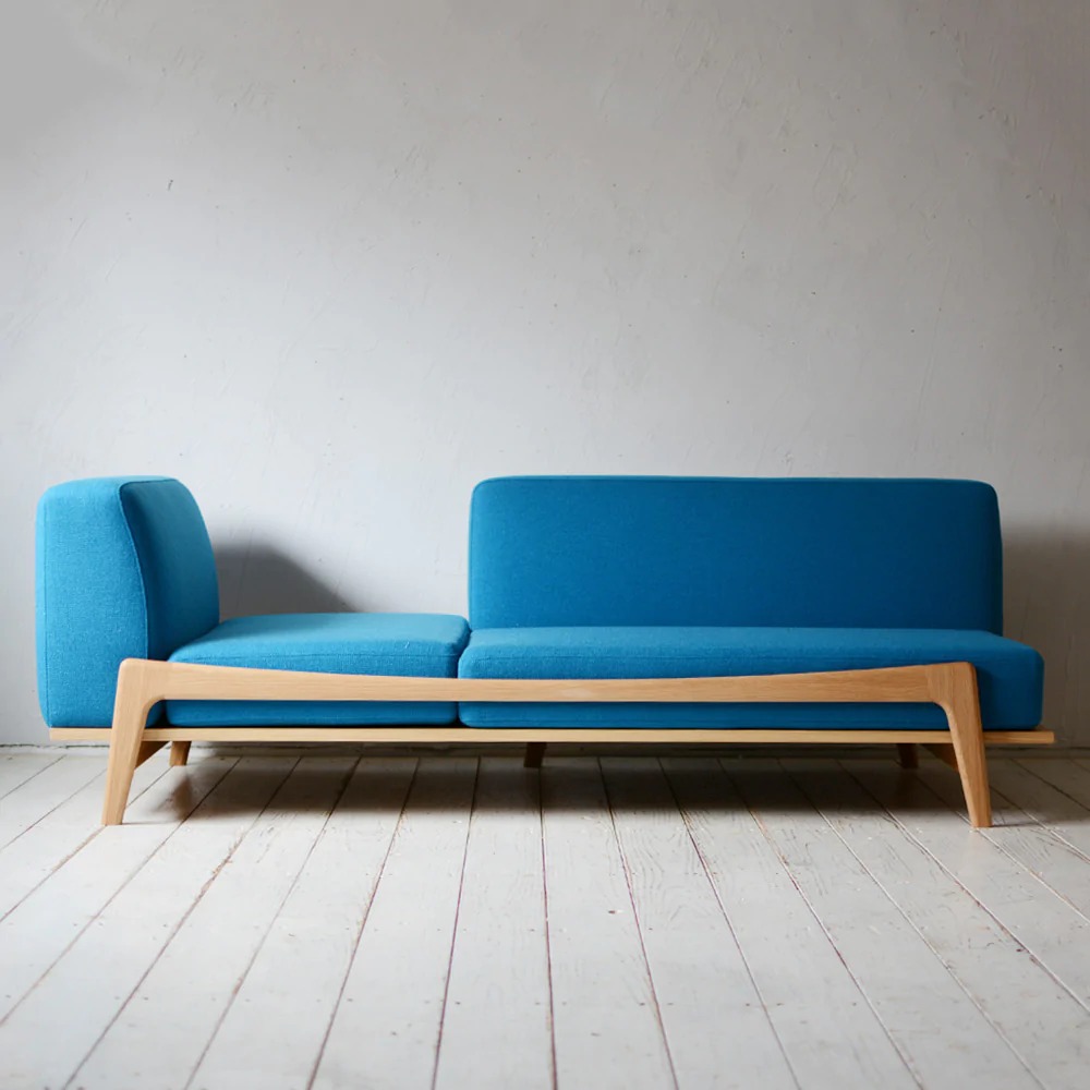 純乎たる材 寝いす Luu Sofa 3P 三人掛け オーク材 | 寝いす 置き目寝いす 三人掛け寝いす リビング 純乎たる 純乎たる材  自然的 北欧 木製