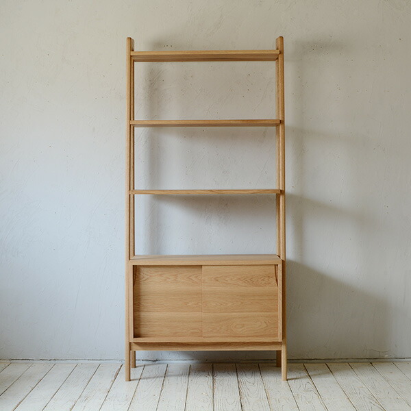 オープンシェルフ Open Shelf 幅 80cm 奥行き 45cm 高さ 175cm オーク 飾り棚 シェルフ 本棚 オープン 棚 大容量 収納 北欧家具 無垢材 無垢 天然木 リビング ダイニング 書斎 ナチュラル シンプル おしゃれ 日本製 北欧 大型家具 Lojascarrossel Com Br