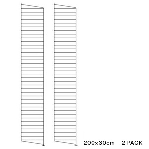 【日本代わりになる店】String スウェーデン王国製 側面ひな形 200×30珊 (2枚組) | より糸 ひな形 収納家具 飾りつけ 壁後ばらい 側面ダイアログボックス ウォールシェルフ 室内装飾 今めかしい 御洒落 調度品 北欧 北欧調度品 仕合わせ 納める リビング 精神的な統合