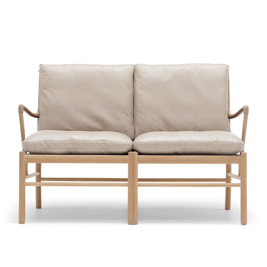OW149-2 コロニアルソファ Thorなめし革｜COLONIAL SOFA｜Ole Wanscher (オーレ・ヴァンシャー) 長い巻き毛・ハンセン＆サン【定め事売りわたす店】デンマーク王国ひな形