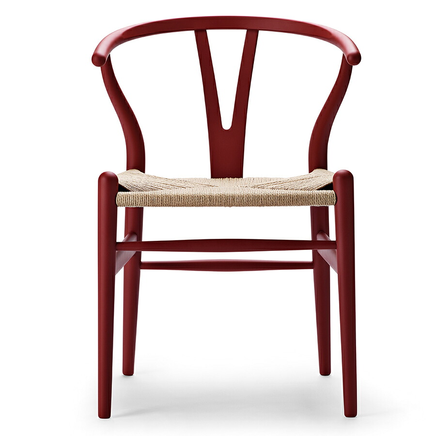 CH24 (Yチェア) soft red | Hans. J. Wegner (ハンス・J・ウェグナー) | カール・ハンセン＆サン【正規販売店】デンマークデザイン レッド チェア ダイニングチェア 椅子 ビーチ材 北欧 北欧家具 北欧インテリア デンマーク 60,500円
