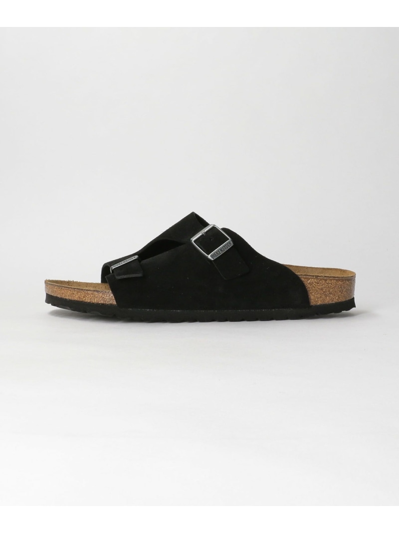 ＜BIRKENSTOCK＞チューリッヒ ブラックスエード サンダル UNITED ARROWS green label relaxing ユナイテッドアローズ グリーンレーベルリラクシング シューズ・靴 サンダル ブラック【送料無料】[ Fashion]｜green label relaxing