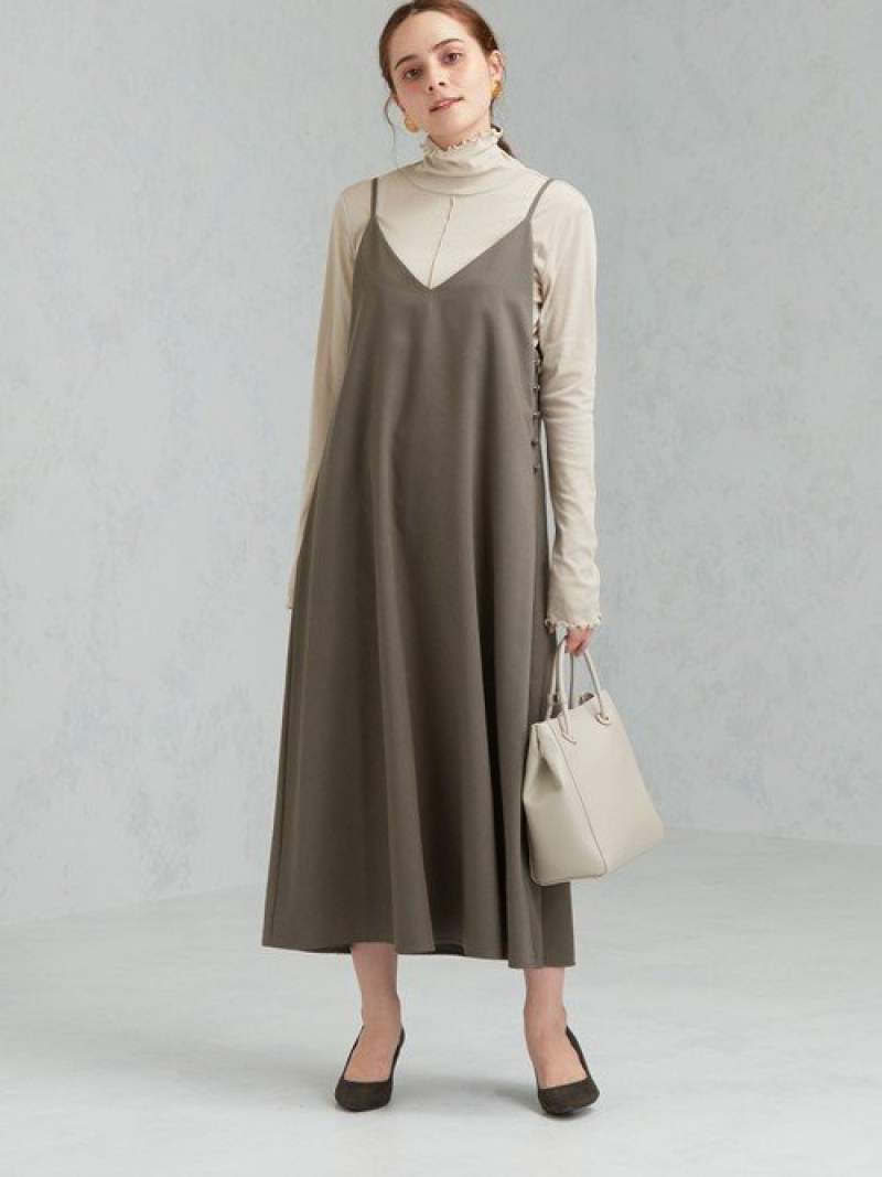 安い割引 ワンピース ボタン クルミ Fashion Cfc Rakuten 付き イエ 送料無料 ブラック ブラウン キャミワンピース ワンピース グリーンレーベルリラクシング ユナイテッドアローズ Relaxing Label Green Arrows United ワンピース キャミ フレア Dgb Gov Bf