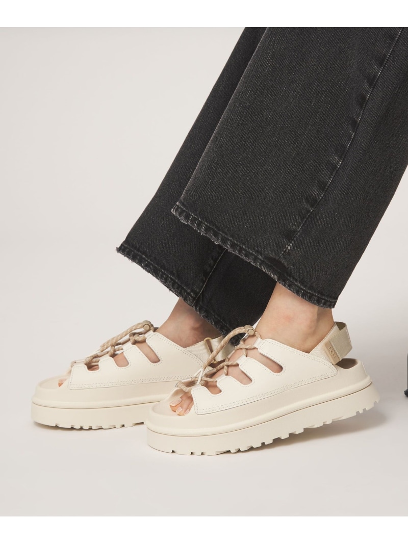 【SALE／40%OFF】＜UGG＞ゴールデングロウ トグル サンダル UNITED ARROWS green label relaxing ユナイテッドアローズ グリーンレーベルリラクシング シューズ・靴 サンダル ホワイト ブラック【RBA_E】【送料無料】[ Fashion]｜green label relaxing