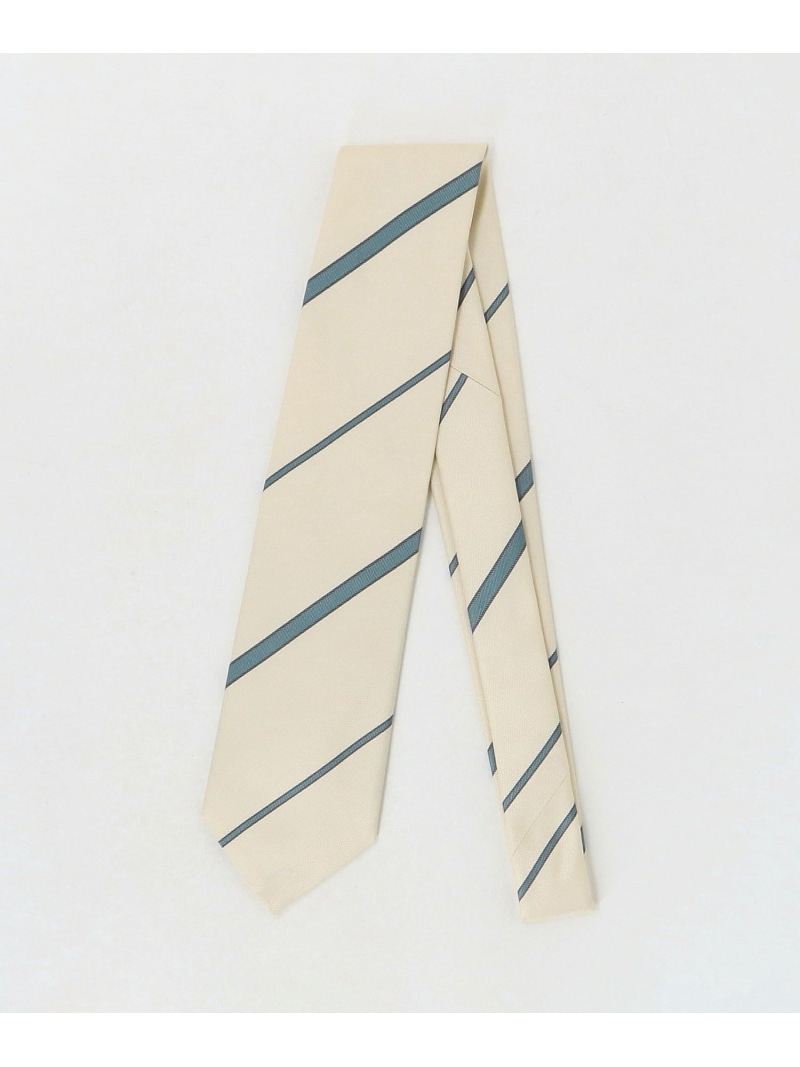＜Bleck＞8.0cm ストライプ1 ネクタイ UNITED ARROWS green label relaxing ユナイテッドアローズ グリーンレーベルリラクシング スーツ・フォーマル ネクタイ・蝶ネクタイ ホワイト【送料無料】[ Fashion]