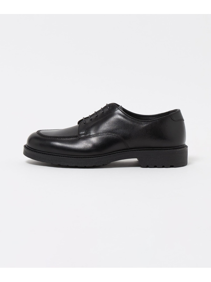 GLR ハッスイ アクティブ スムース Uチップ レザーシューズ ドレスシューズ -撥水- UNITED ARROWS green label relaxing ユナイテッドアローズ グリーンレーベルリラクシング シューズ・靴 レースアップ・ドレスシューズ ブラック【送料無料】[ Fashion]｜green label relaxing