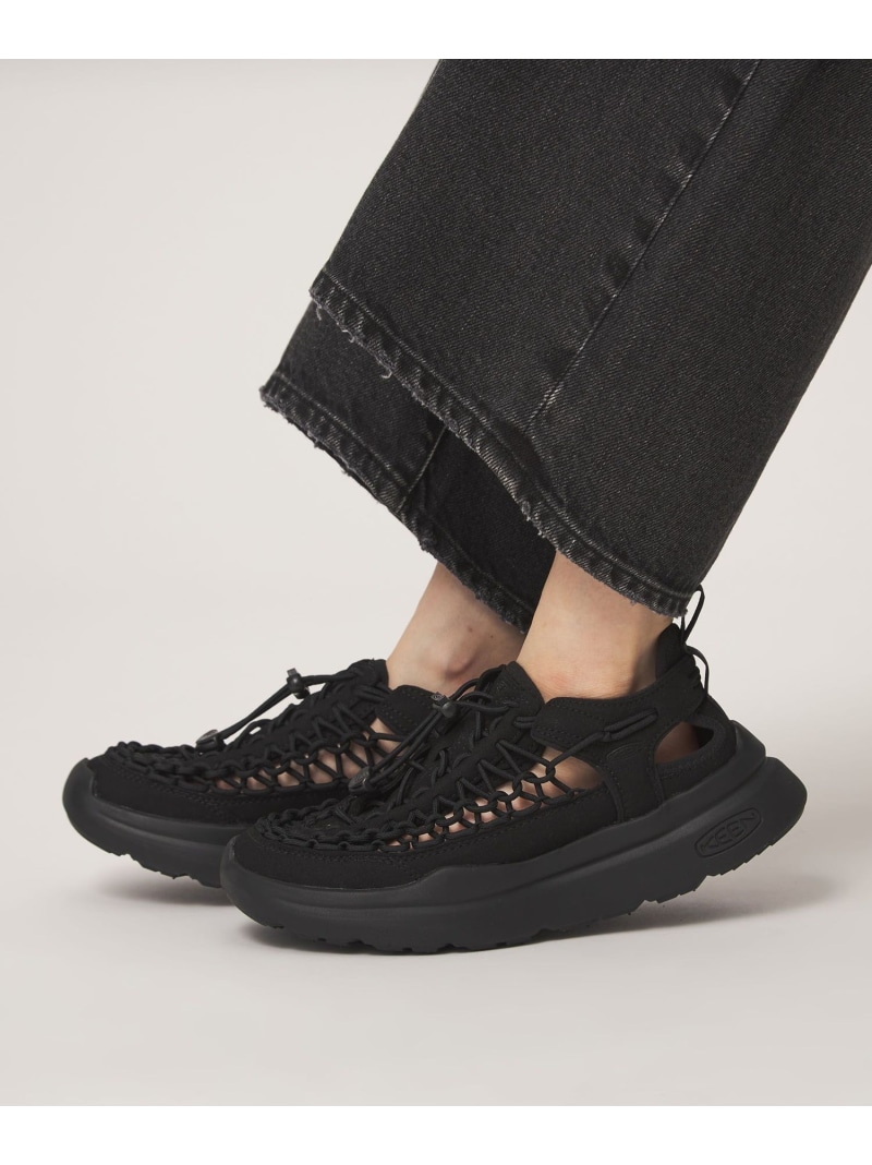 【WEB制限事項】＜KEEN＞特殊 ダブルケー シューズ UNITED ARROWS green label relaxing ユナイテッドアローズ グリーンレーベルリラクシング シューズ・靴 スニーカー 黒いこと 白いこと【貨物輸送無料】[ Fashion]
