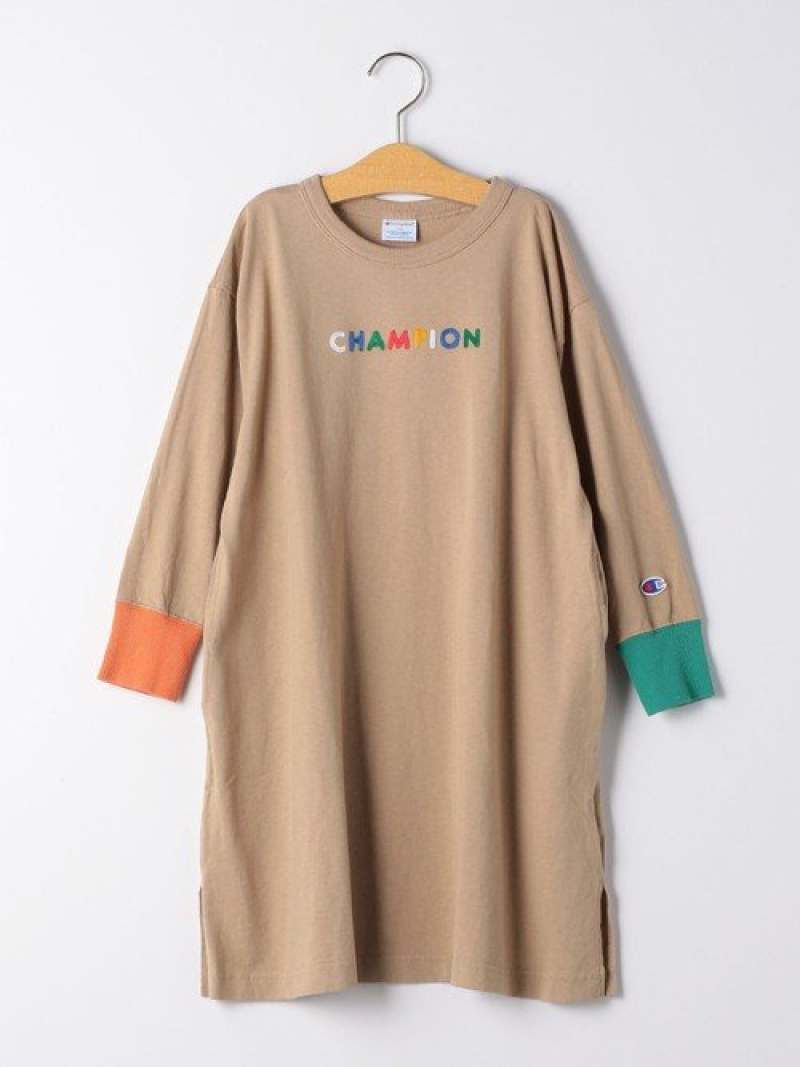 楽天市場 Rakuten Fashion キッズ 別注 Champion チャンピオン マルチロゴロングスリーブワンピース United Arrows Green Label Relaxing ユナイテッドアローズ グリーンレーベルリラクシング ワンピース シャツワンピ 送料無料 Green Label Relaxing