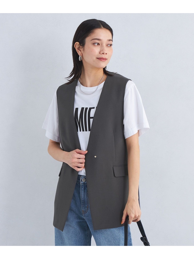 楽天市場】【SALE／50%OFF】ボクシーロングベスト MIESROHE