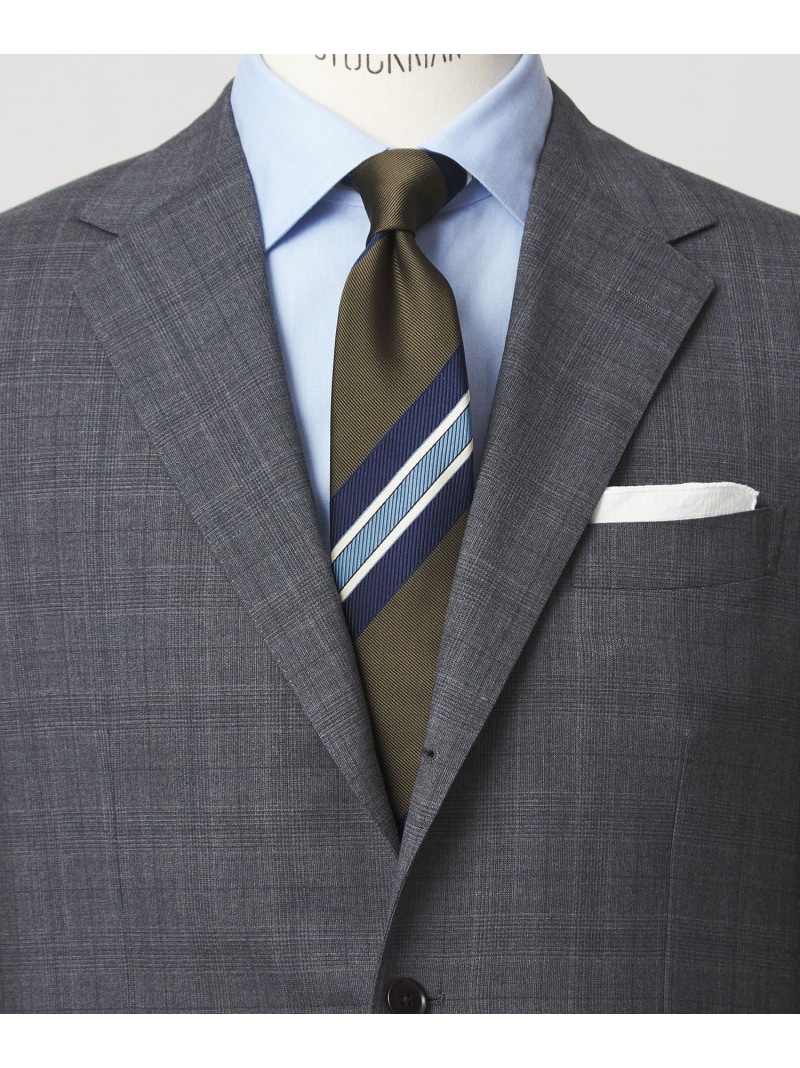 GLR ポリエステル ウォッシャブル ストライプ1 ネクタイ UNITED ARROWS green label relaxing ユナイテッドアローズ グリーンレーベルリラクシング スーツ・フォーマル ネクタイ・蝶ネクタイ グリーン ネイビー【送料無料】[ Fashion]
